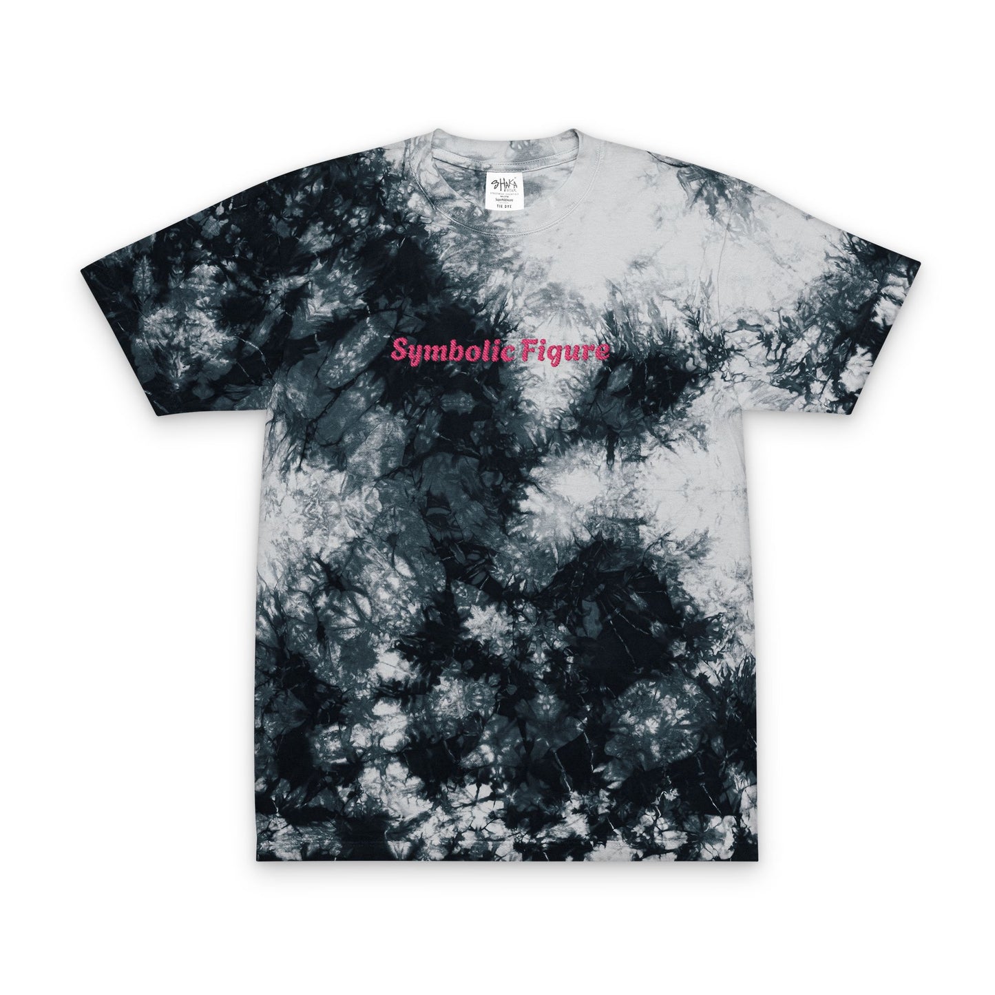 Oversized Tie-Dye T-Shirt with Embroidered 'Symbolic Figure', Casual Wear, Summer Style, Gift for Friends, Festival Fashion, Unique [...]