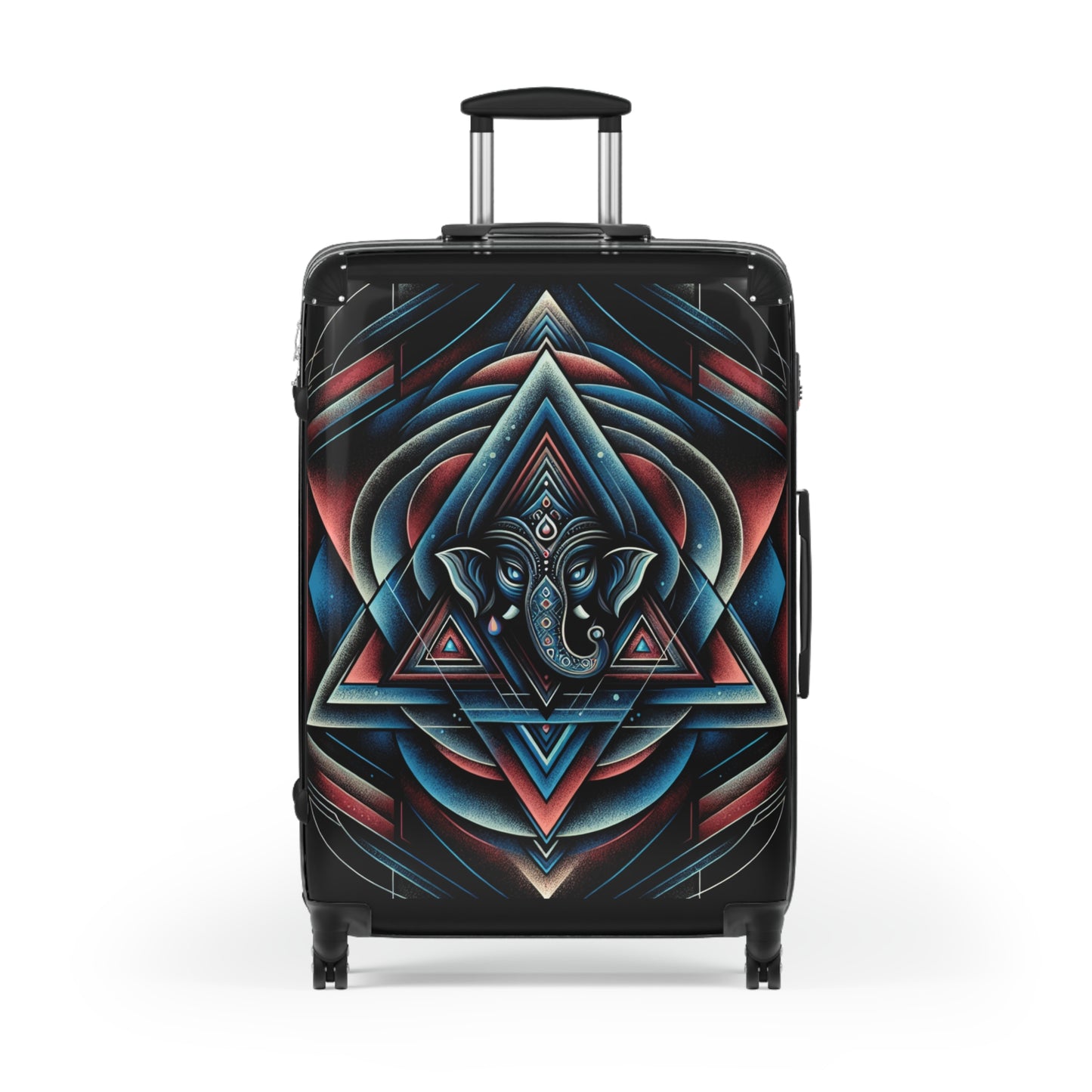 Bohemian Elephant Suitcase, Travel Luggage, Festival Gear, Summer Vacation Bag, Unique Gift for Wanderers