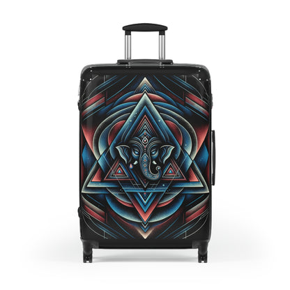 Bohemian Elephant Suitcase, Travel Luggage, Festival Gear, Summer Vacation Bag, Unique Gift for Wanderers