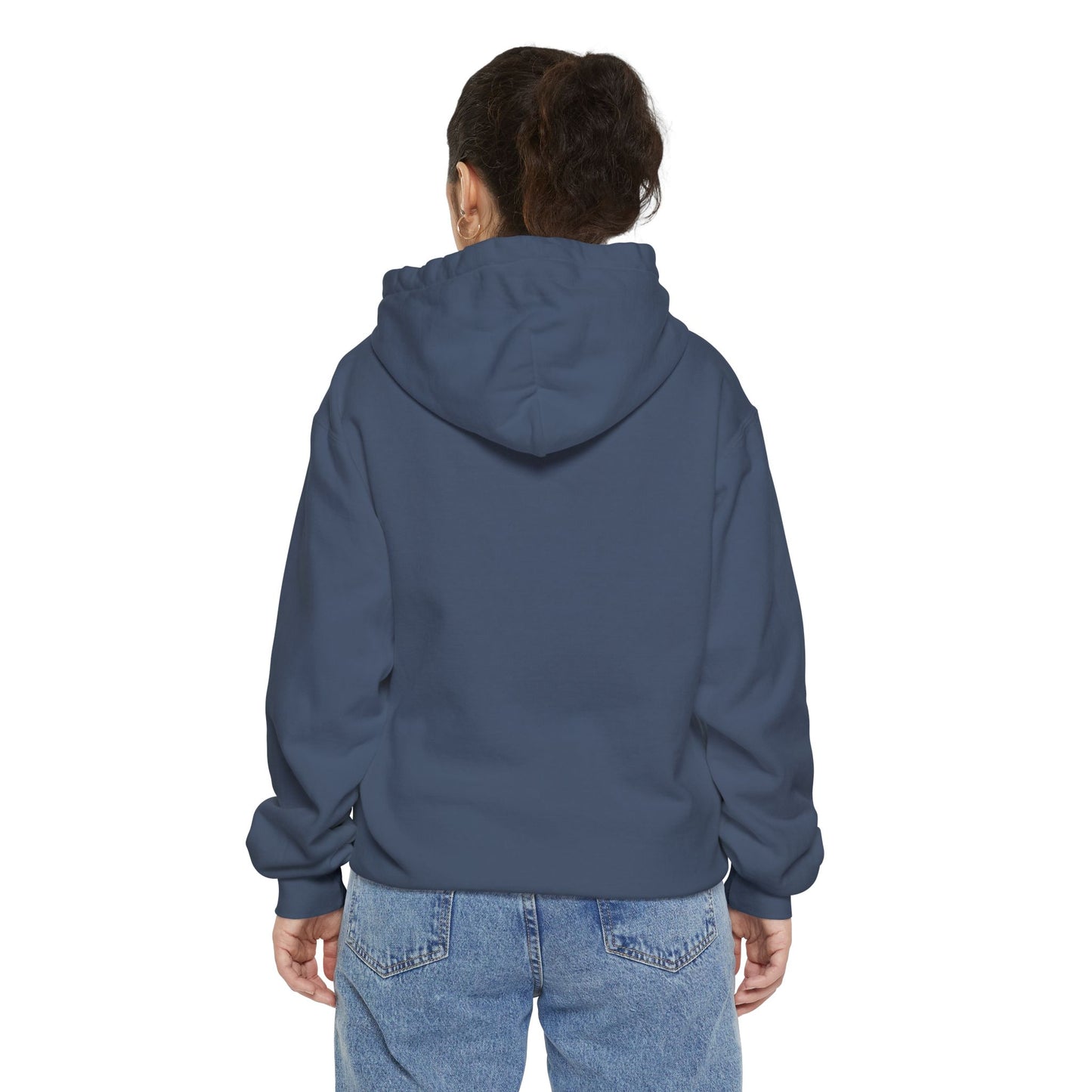 Cosy Unisex Garment-Dyed Hoodie with Unique Red Design | Ideal for Casual Wear, Gift Ideas, Men & Women, Cozy Layering, Fall Fashion