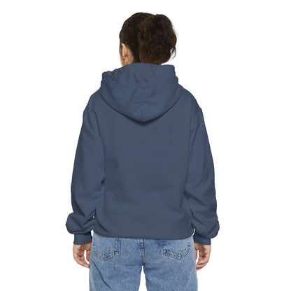 Cosy Unisex Garment-Dyed Hoodie with Unique Red Design | Ideal for Casual Wear, Gift Ideas, Men & Women, Cozy Layering, Fall Fashion