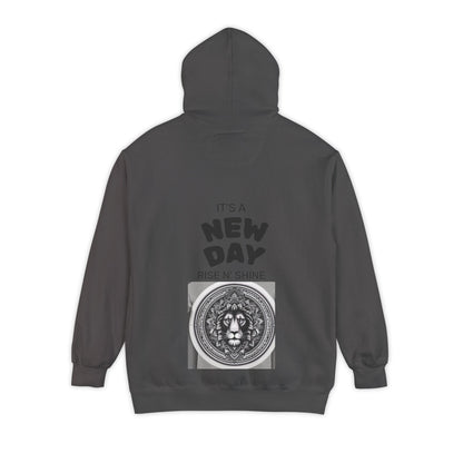 Monochrome Lion Design Hoodie, Cozy Unisex Hoodie, Gift for Him/Her, Stylish Casual Wear, Cool Streetwear