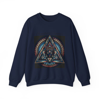 Abstract Art Crewneck Sweatshirt - Boho Style, Unisex Gift, Cozy Fashion, Art Lover Gift, Unique Sweatshirt, Relaxed Aesthetic