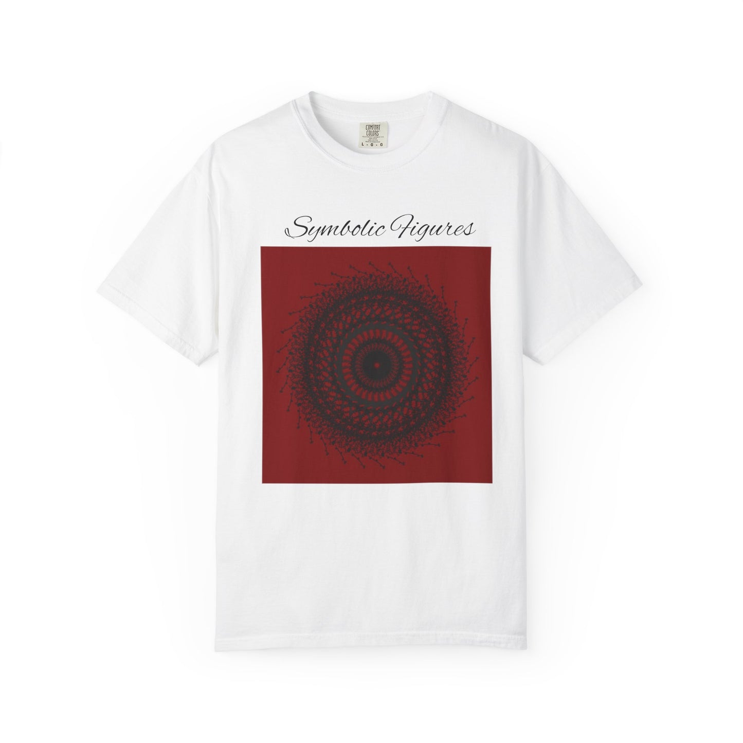 Symbolic Figures Unisex Garment-Dyed T-Shirt - Bohemian Style for Art Lovers