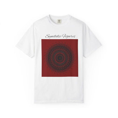 Symbolic Figures Unisex Garment-Dyed T-Shirt - Bohemian Style for Art Lovers