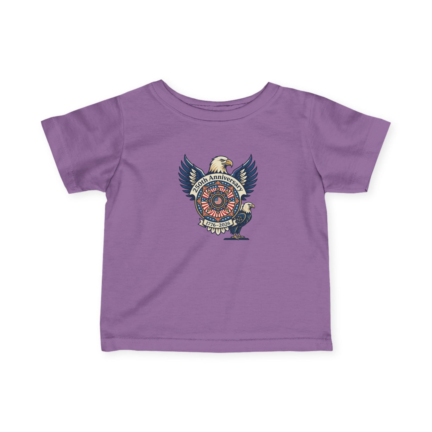 Infant T-Shirt — Vintage Eagle Seal "Freedom Always" Baby Tee