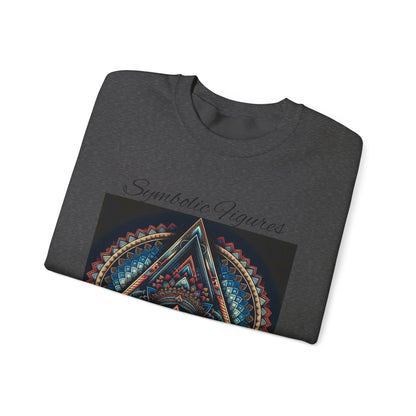 Abstract Art Crewneck Sweatshirt - Boho Style, Unisex Gift, Cozy Fashion, Art Lover Gift, Unique Sweatshirt, Relaxed Aesthetic