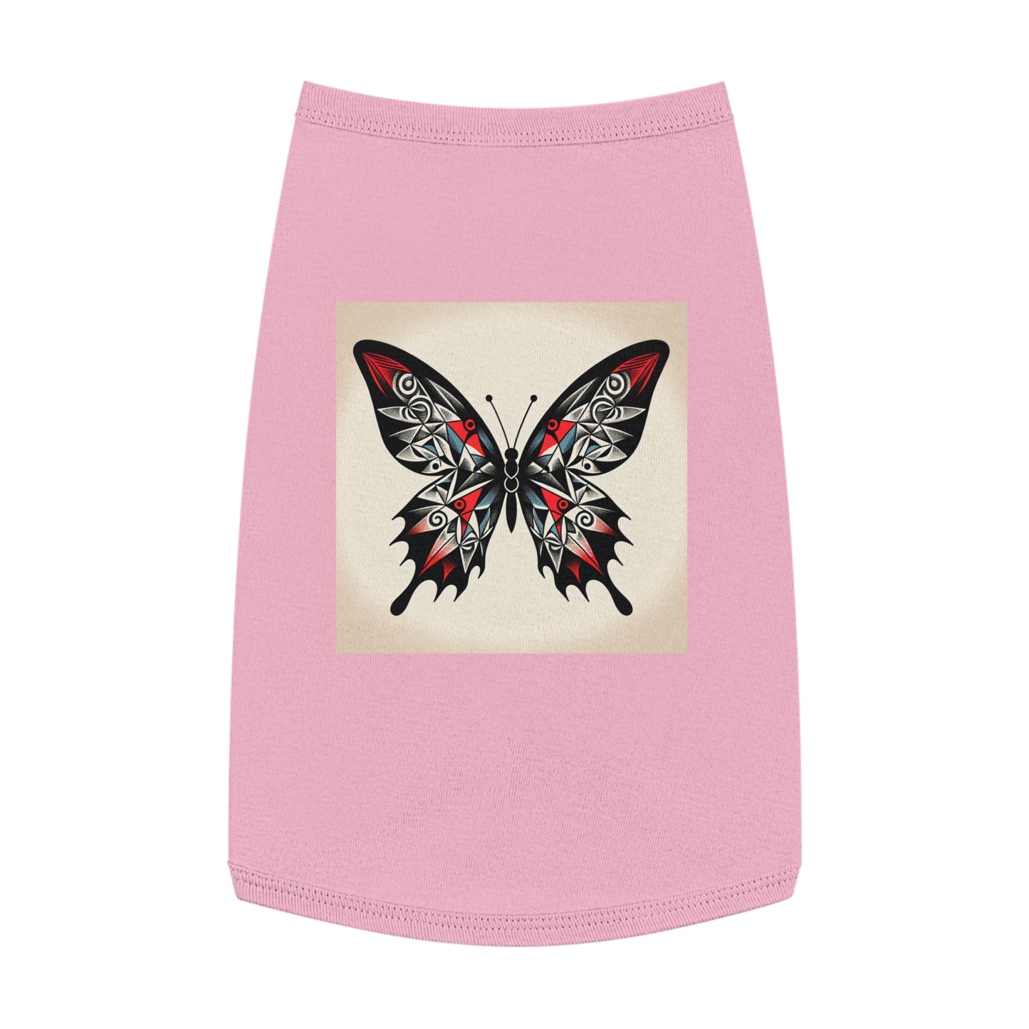 Butterfly Pet Tank Top, Summer Pet Apparel, Cute Dog Shirt, Stylish Cat Tank, Pet Gift for Warm Days, Pet Fashion
