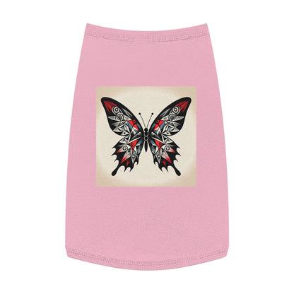 Butterfly Pet Tank Top, Summer Pet Apparel, Cute Dog Shirt, Stylish Cat Tank, Pet Gift for Warm Days, Pet Fashion