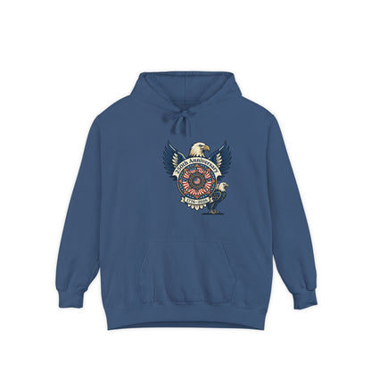 Eagle Vintage Emblem Hoodie — Americana Graphic Pullover