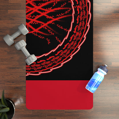 Mandala Pattern Rubber Yoga Mat | Non-Slip Exercise Mat for Yoga and Fitness