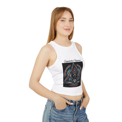 Bohemian Spirit Racer Tank Top | Yoga, Festival Wear, Summer Vibes, Comfortable Top, Graphic Tee