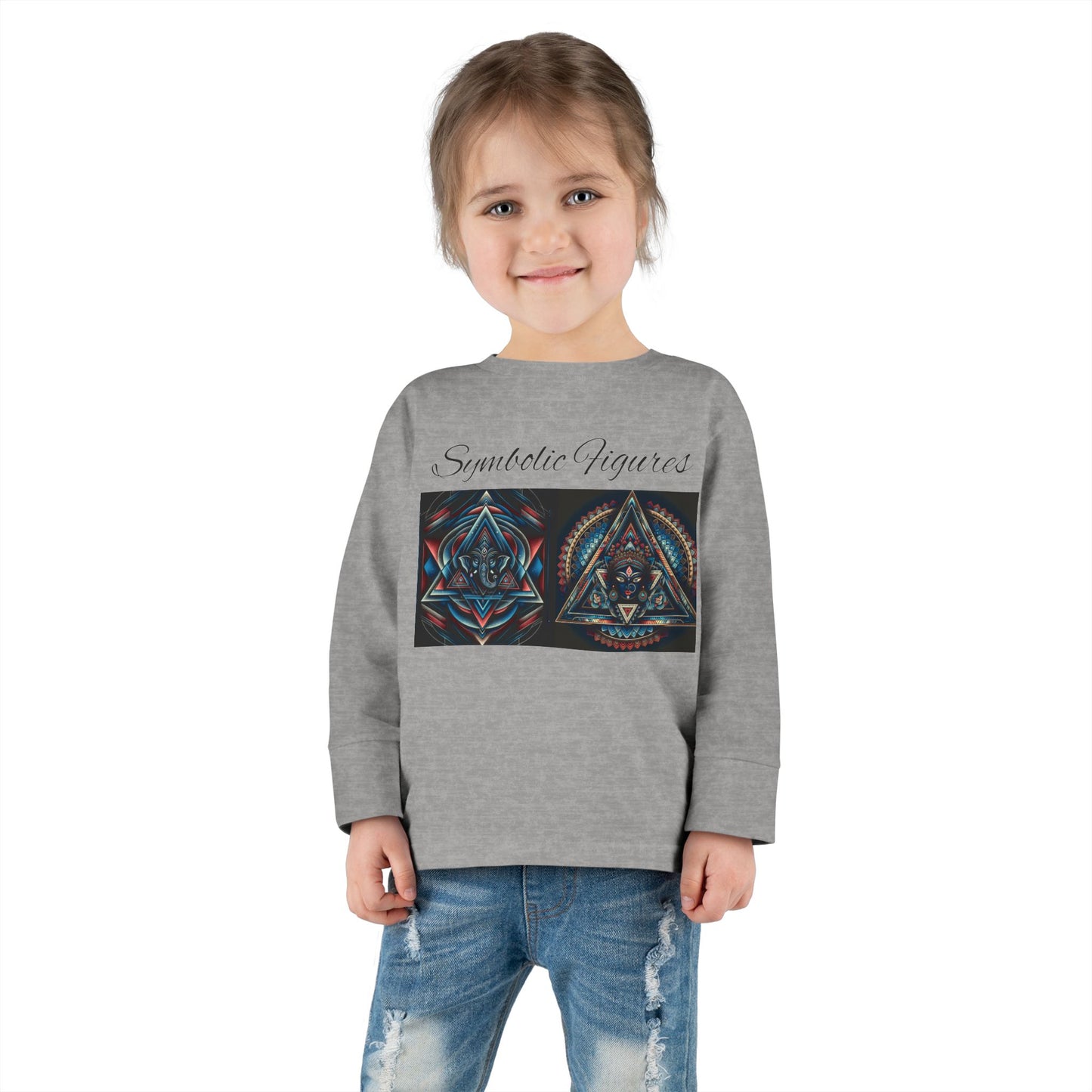 Toddler Long Sleeve Tee, Colorful Graphic Tee, Kids Playwear, Toddler Gift, Birthday Shirt, Baby Shower Gift