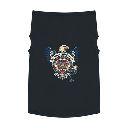 Patriotic 250th Anniversary Pet Tank Top — 1776–2026 Eagle Memorial