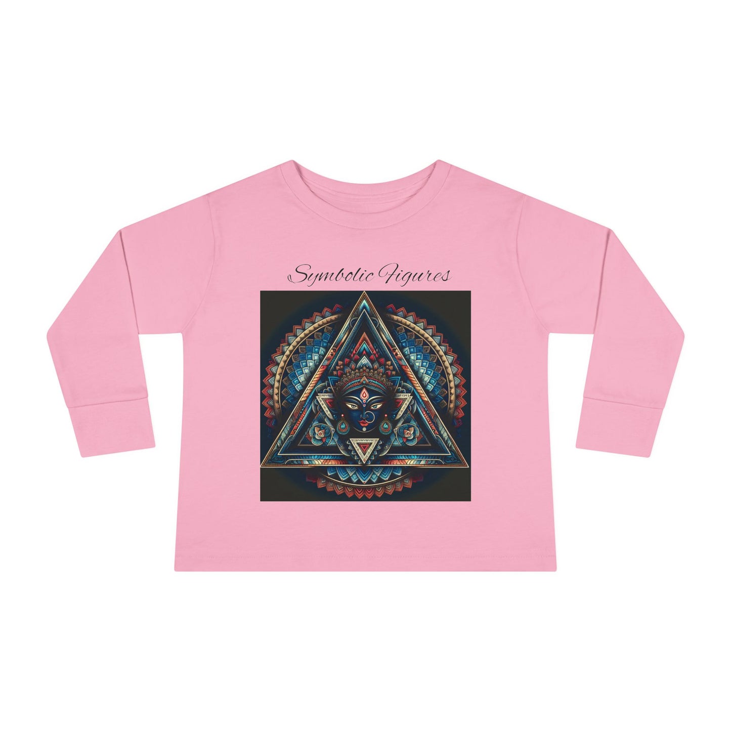 Colorful Toddler Long Sleeve Tee with Abstract Design, Perfect for Playdates, Birthdays, Everyday Wear, Gift for Kids, Cozy and Stylish