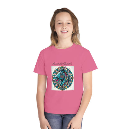Colorful Unicorn Youth Tee, Playful Graphic Tee, Magical Kids Shirt, Birthday Gift, Fun Party Apparel
