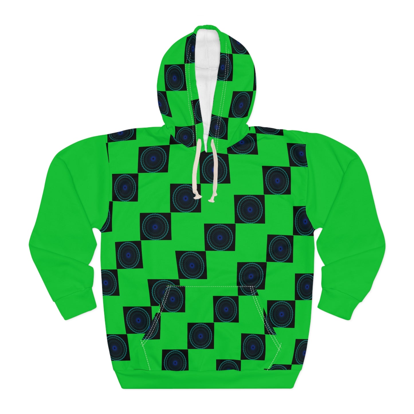 Geometric Pattern Pullover Hoodie, Unisex Abstract Sweatshirt, Chic Casual Wear, Cozy Layer, Gift for Her, Him, Fashion Statement