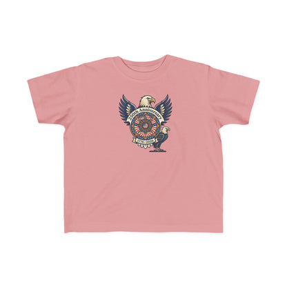 Toddler T‑Shirt – Vintage Eagle Emblem “American Pride” Kids Tee