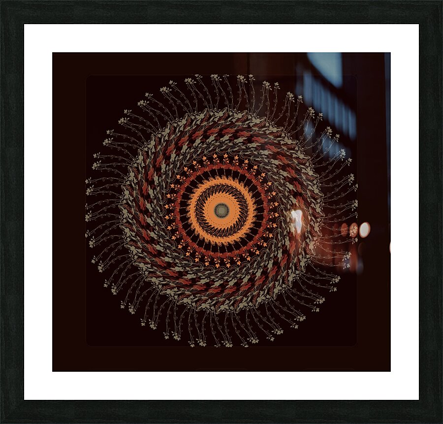 SE Celestial Harp- The **Celestial Harp Mandala** offers a melodious balance of elegance and grace. Let its celestial design harmonize your space, filling it with vibrations of clarity, serenity, and soul-fostering tranquility