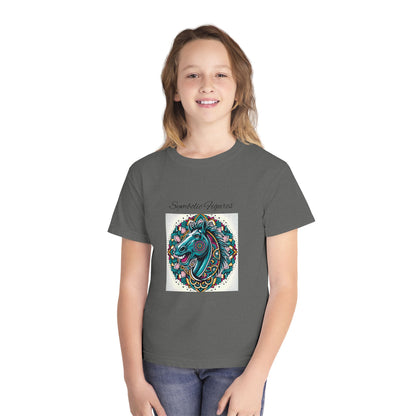 Colorful Unicorn Youth Tee, Playful Graphic Tee, Magical Kids Shirt, Birthday Gift, Fun Party Apparel