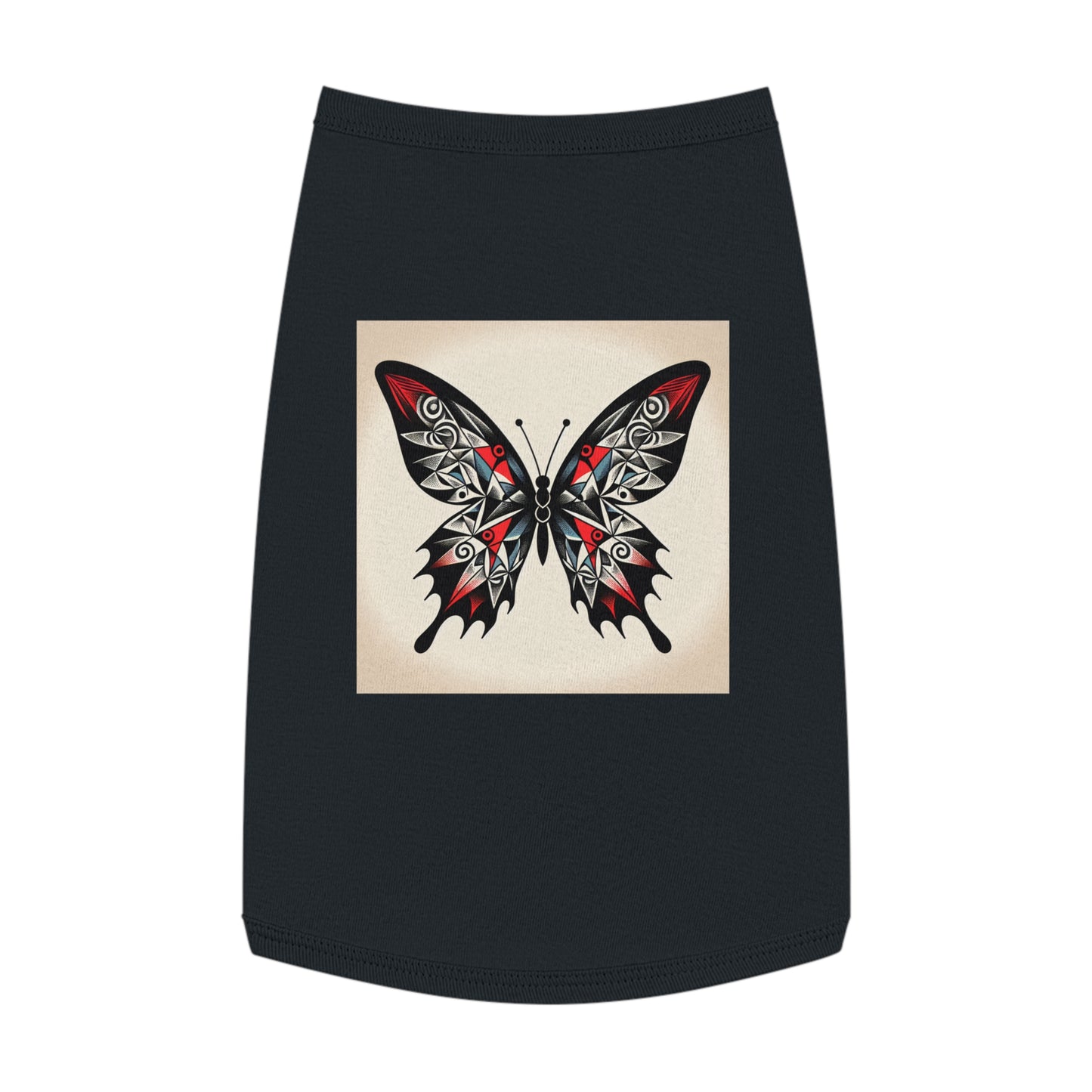 Butterfly Pet Tank Top, Summer Pet Apparel, Cute Dog Shirt, Stylish Cat Tank, Pet Gift for Warm Days, Pet Fashion