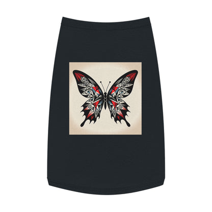 Butterfly Pet Tank Top, Summer Pet Apparel, Cute Dog Shirt, Stylish Cat Tank, Pet Gift for Warm Days, Pet Fashion