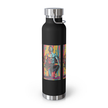 Colorful Insulated Water Bottle - 22oz - Perfect for Fitness, Travel, Hydration, Gifts & Eco-Conscious Living