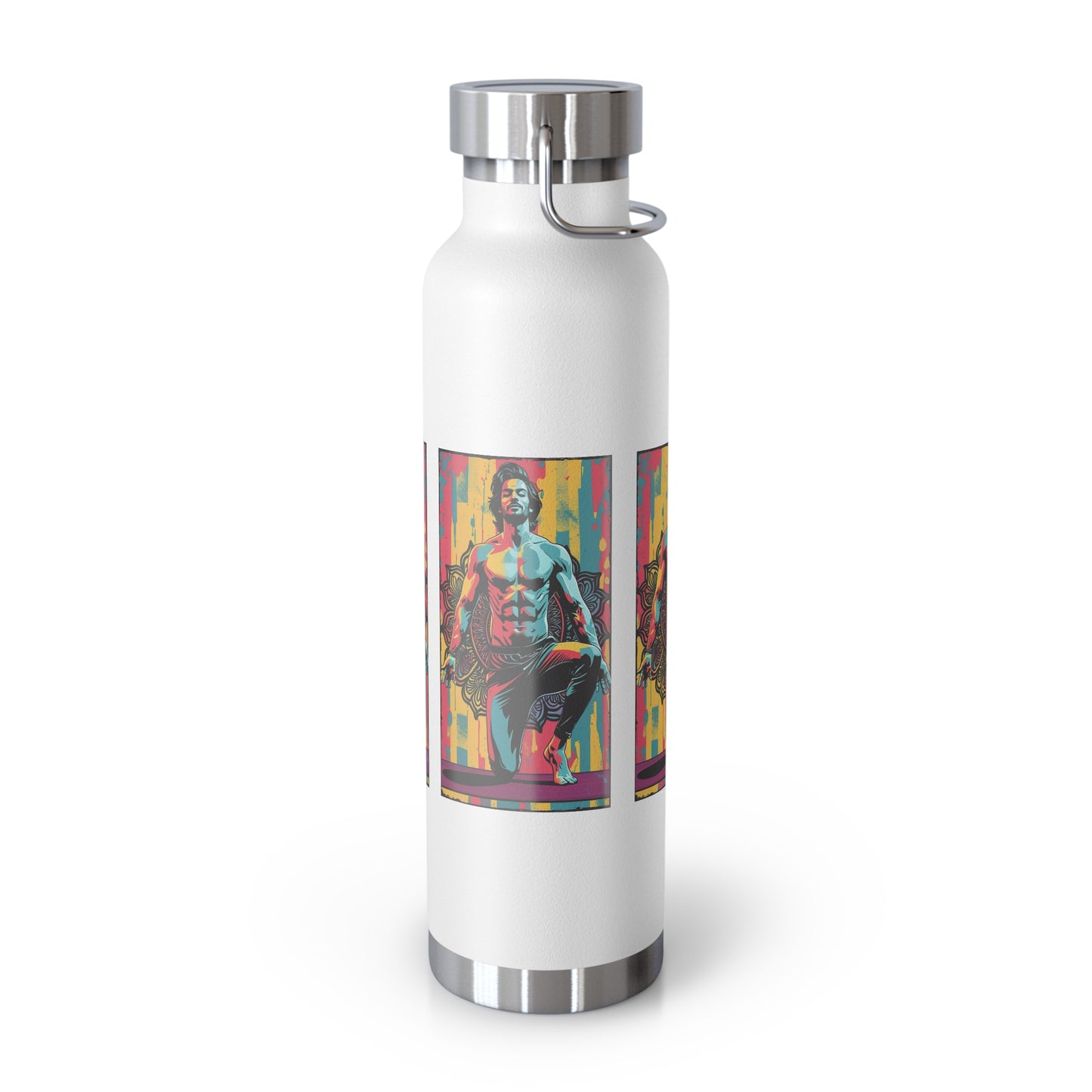 Colorful Insulated Water Bottle - 22oz - Perfect for Fitness, Travel, Hydration, Gifts & Eco-Conscious Living
