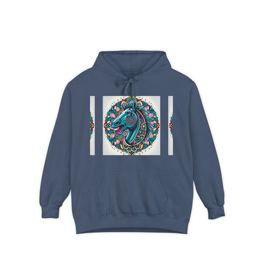 Mustang Design Hoodie, Cozy Unisex Hoodie, Gift for Him/Her, Stylish Casual Wear, Cool Streetwear