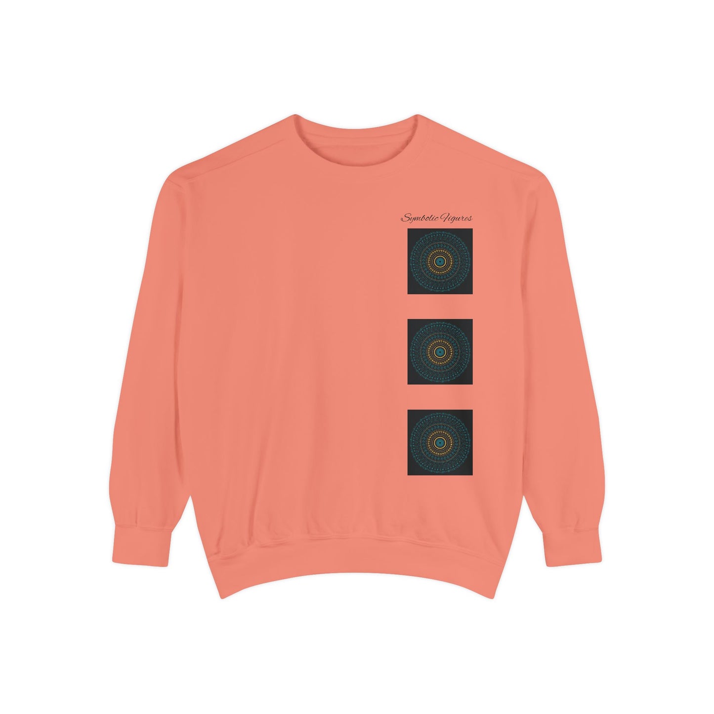 Boho Art Sweatshirt - Unisex Garment-Dyed, Comfortable, Perfect for Cozy Days, Gift for Friends, Casual Wear, Art Lover's Essential