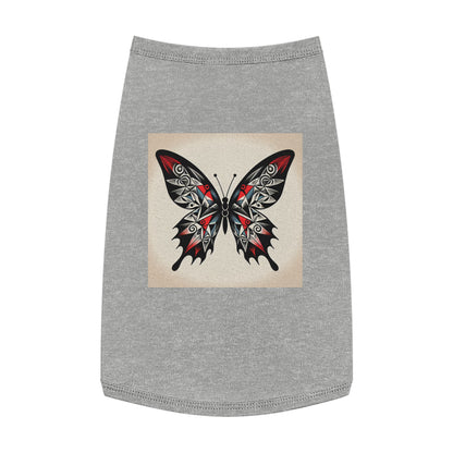 Butterfly Pet Tank Top, Summer Pet Apparel, Cute Dog Shirt, Stylish Cat Tank, Pet Gift for Warm Days, Pet Fashion