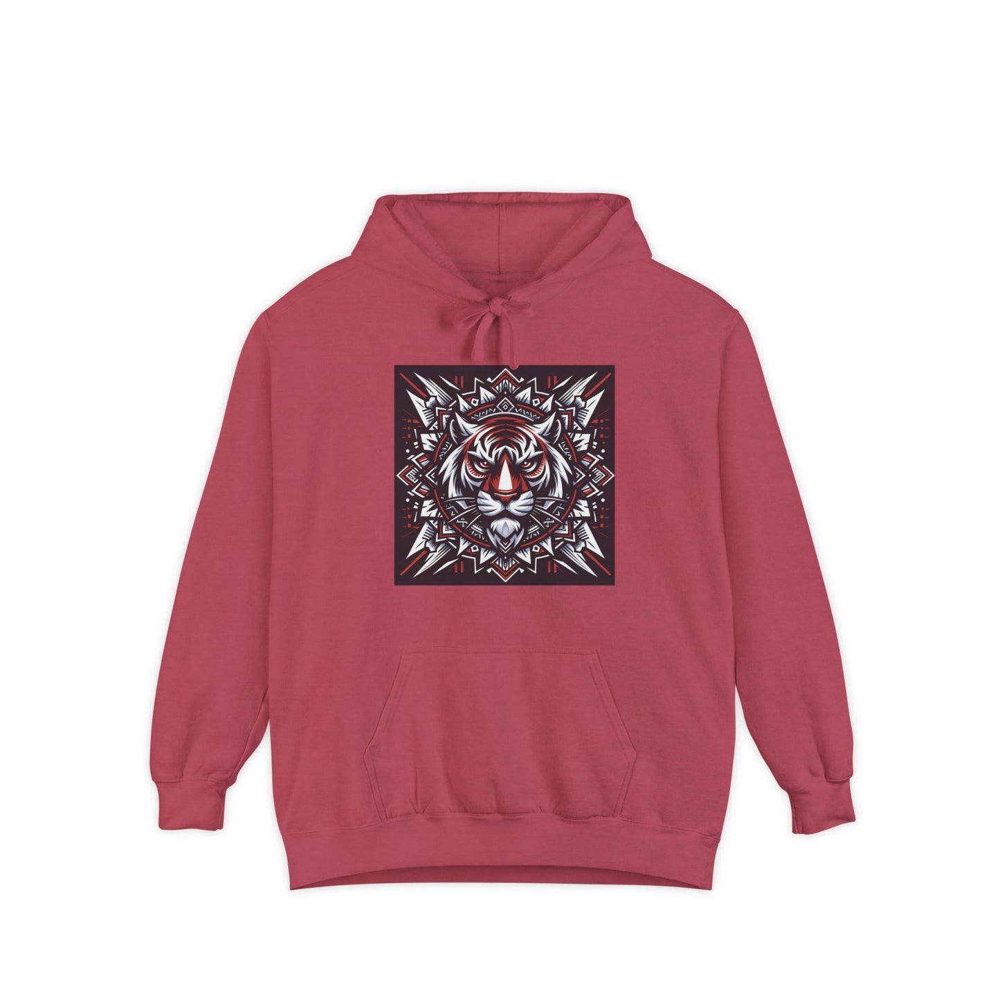 Fearless Tiger Design Hoodie, Cozy Unisex Hoodie, Gift for Him/Her, Stylish Casual Wear, Cool Streetwear