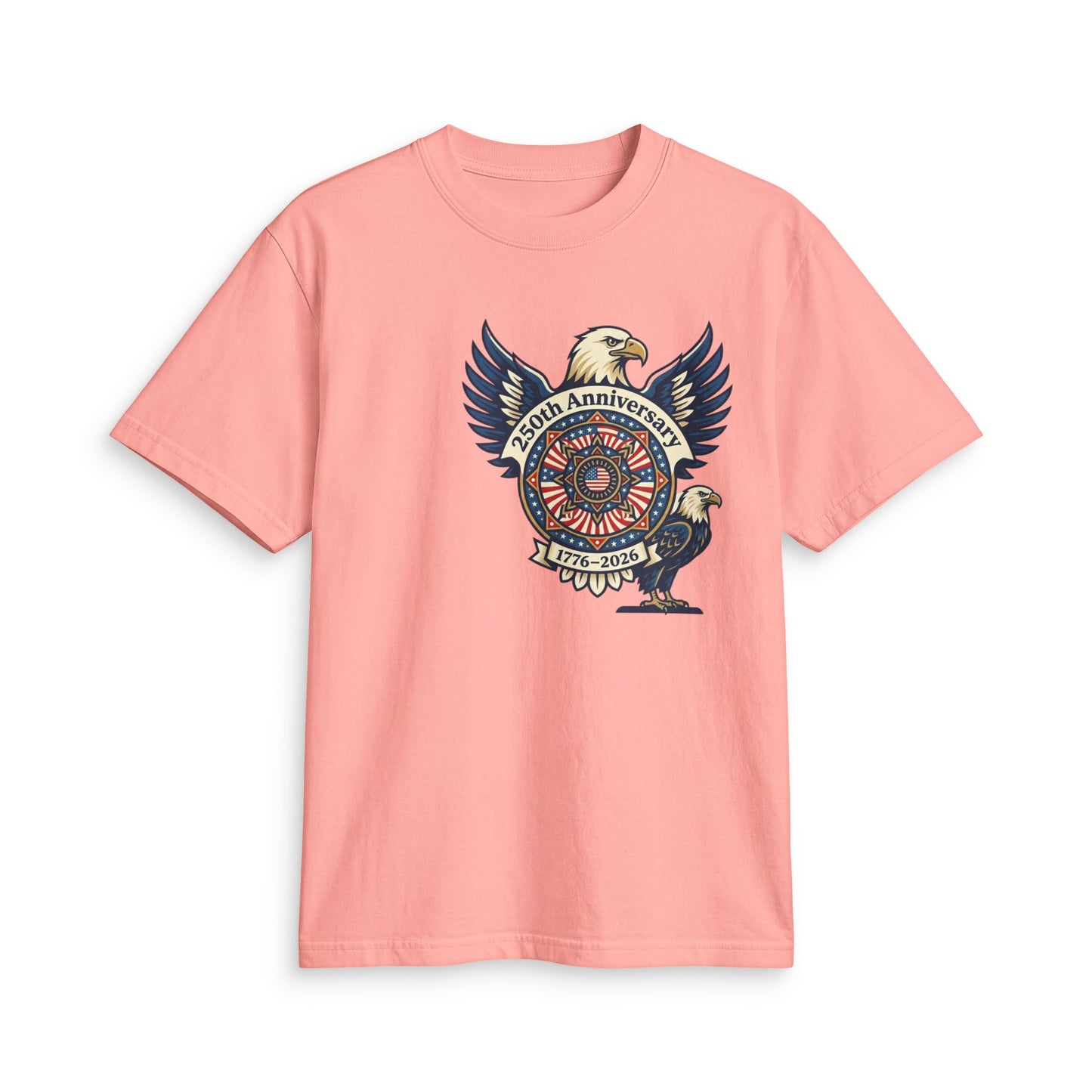 Eagle Emblem Anniversary T-Shirt — 250th 1776–2026 Patriotic Graphic Tee