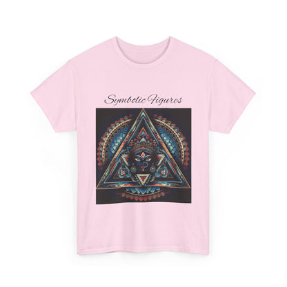Symbiotic Figures Graphic Tee, Unisex Cotton T-Shirt, Psychedelic Art Shirt, Bohemian Style Tee, Mindful Wear, Festival Clothing