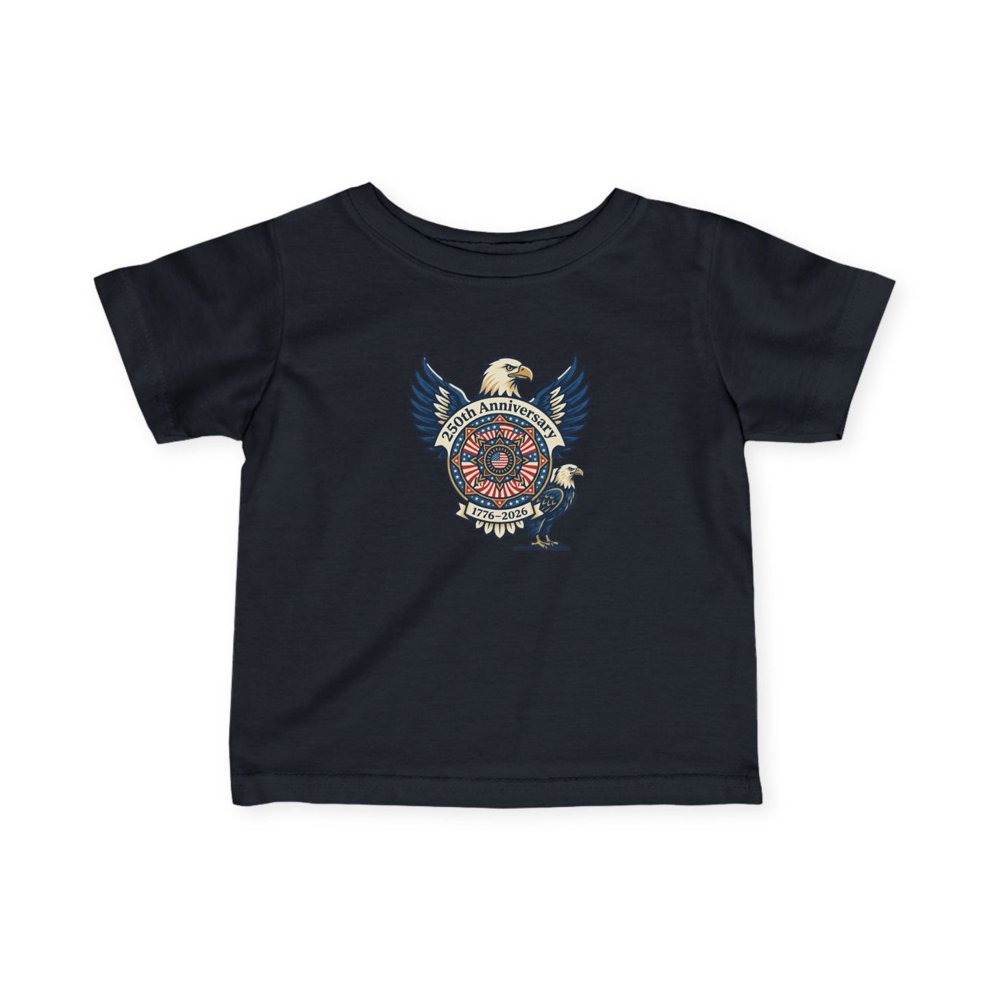 Infant T-Shirt — Vintage Eagle Seal "Freedom Always" Baby Tee
