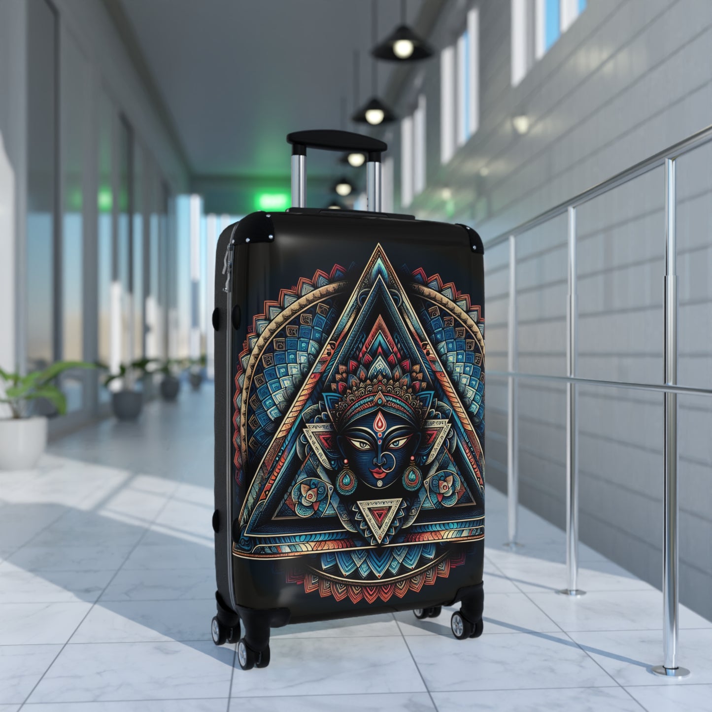 Bohemian Mandala Suitcase, Stylish Travel Luggage, Unique Carry-On for Frequent Flyers, Vibrant Design for Adventurers, Perfect Gift [...]