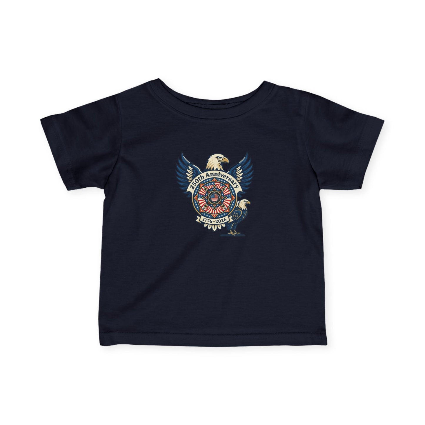 Infant T-Shirt — Vintage Eagle Seal "Freedom Always" Baby Tee