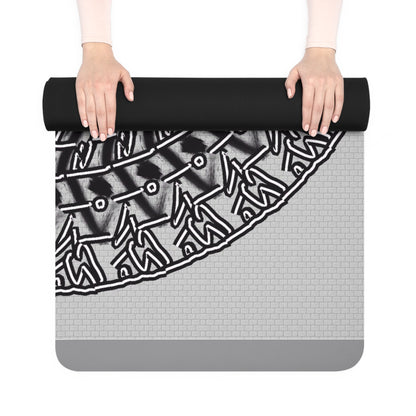 Mandala Pattern Rubber Yoga Mat | Non-Slip Exercise Mat for Yoga and Fitness