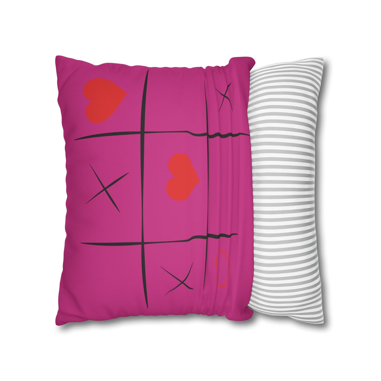 Wild Hearts Don't Break Faux Suede Pillowcase – Boho Decor for Heartfelt Spaces