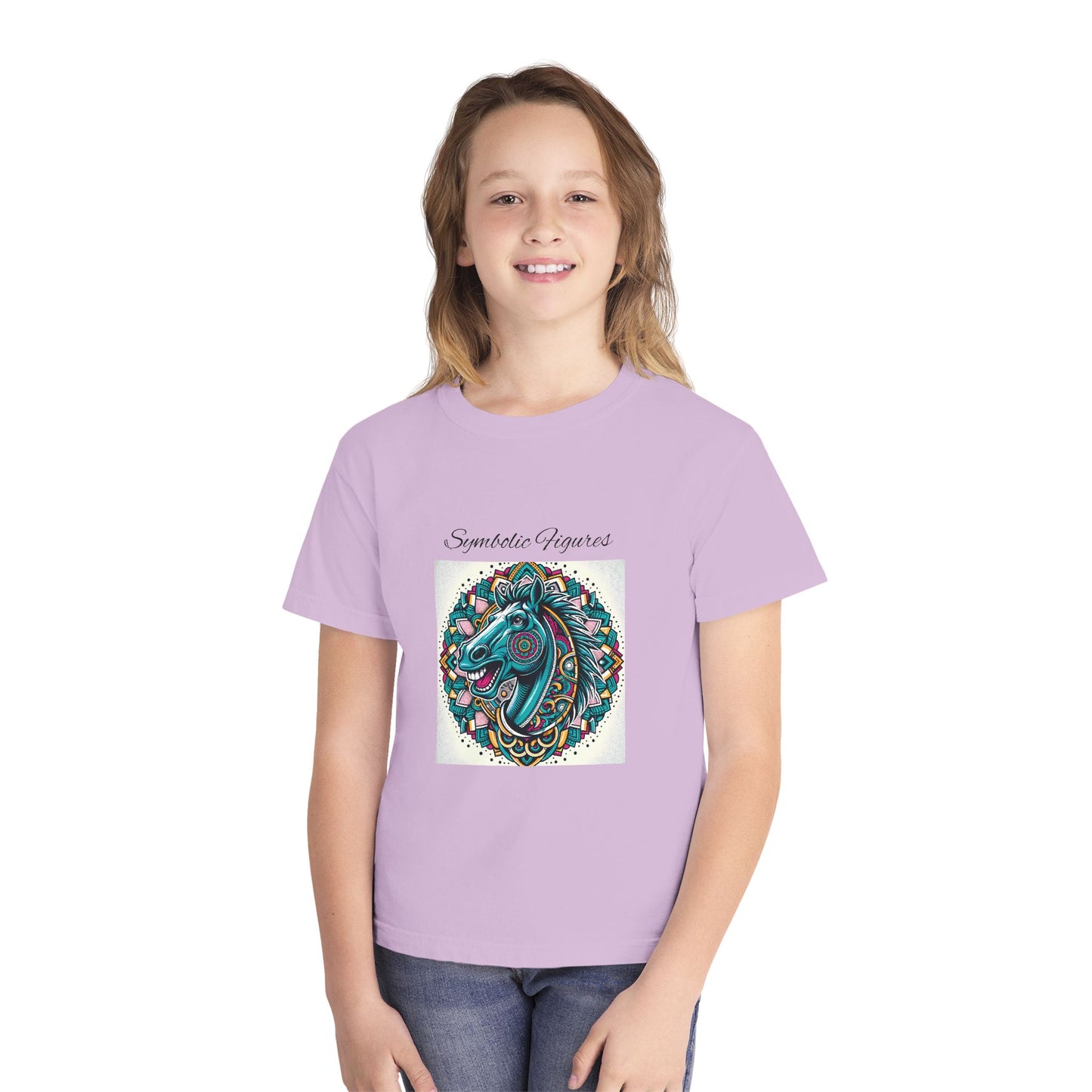 Colorful Unicorn Youth Tee, Playful Graphic Tee, Magical Kids Shirt, Birthday Gift, Fun Party Apparel
