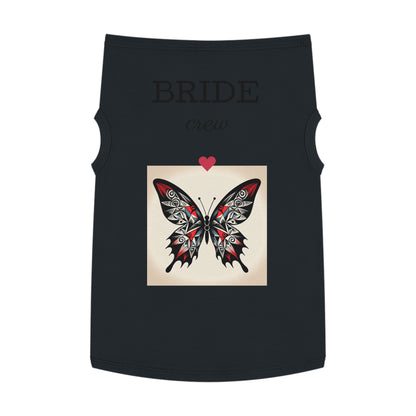 Butterfly Pet Tank Top, Summer Pet Apparel, Cute Dog Shirt, Stylish Cat Tank, Pet Gift for Warm Days, Pet Fashion