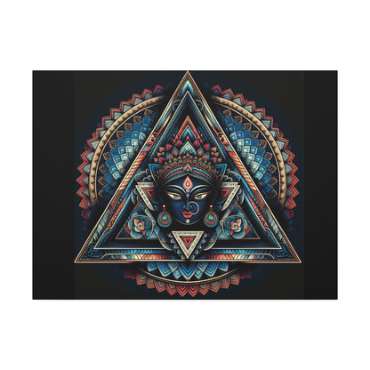 Bohemian Canvas Wall Art - Sacred Triangle Design