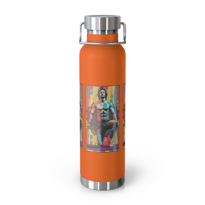 Colorful Insulated Water Bottle - 22oz - Perfect for Fitness, Travel, Hydration, Gifts & Eco-Conscious Living