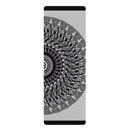 Mandala Pattern Rubber Yoga Mat | Non-Slip Exercise Mat for Yoga and Fitness
