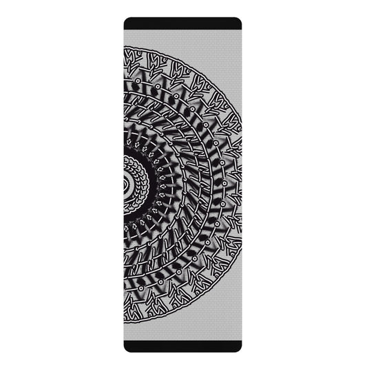 Mandala Pattern Rubber Yoga Mat | Non-Slip Exercise Mat for Yoga and Fitness