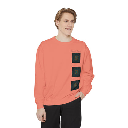 Boho Art Sweatshirt - Unisex Garment-Dyed, Comfortable, Perfect for Cozy Days, Gift for Friends, Casual Wear, Art Lover's Essential