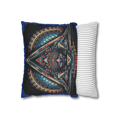 Bohemian Faux Suede Pillow