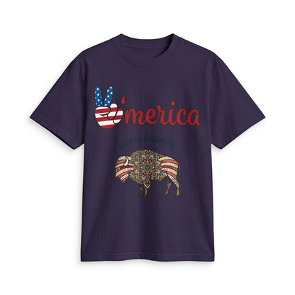 America 250th Anniversary Bison T-Shirt – Patriotic USA Celebration Tee