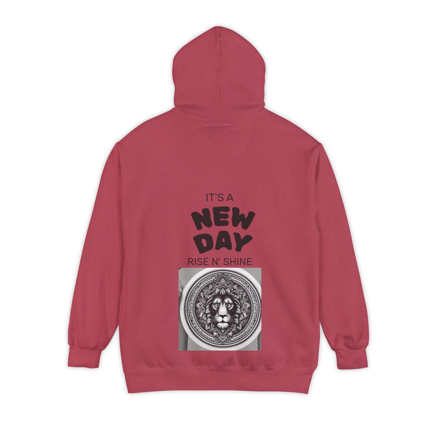 Monochrome Lion Design Hoodie, Cozy Unisex Hoodie, Gift for Him/Her, Stylish Casual Wear, Cool Streetwear