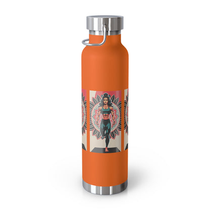 Colorful Insulated Water Bottle - 22oz - Perfect for Fitness, Travel, Hydration, Gifts & Eco-Conscious Living